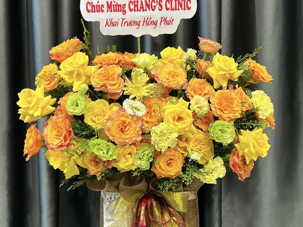 Hoa khai trương